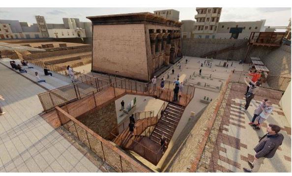 مخطط تطوير منطقة خدمات معبد إسنا