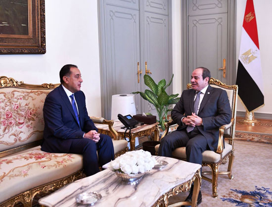الرئيس السيسى ورئيس مجلس الوزراء