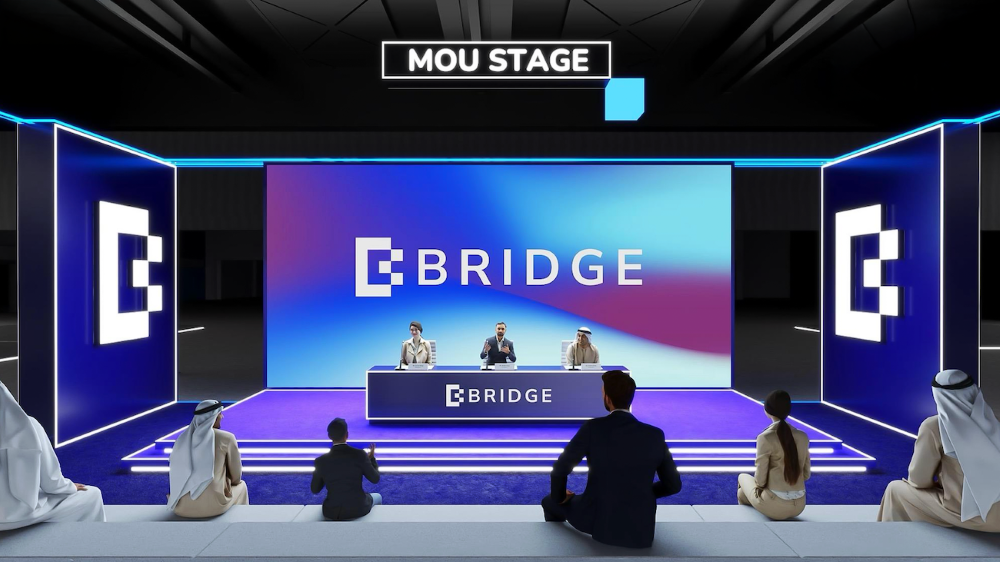 صورة تصميمية من قمة بريدج 2025 المقبلة صورة تصميمية من قمة بريدج 2025 المقبلة