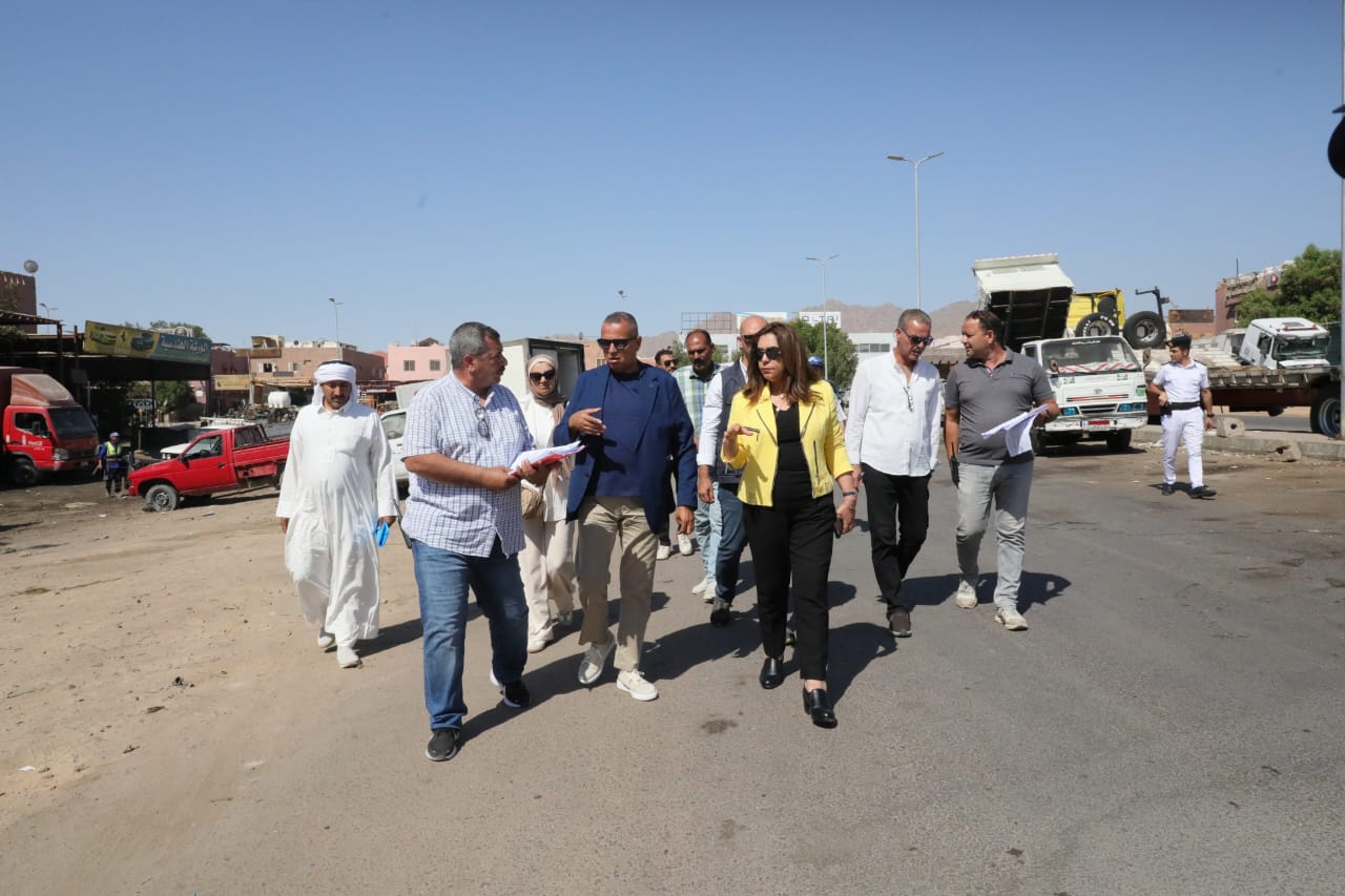 جولة وزيرة التنمية المحلية جولة وزيرة التنمية المحلية