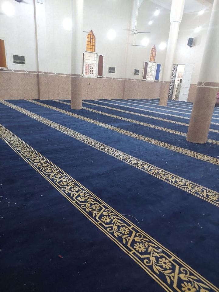 أعمال فرش مسجد أحمد إبراهيم بالزناقطة الأقصر