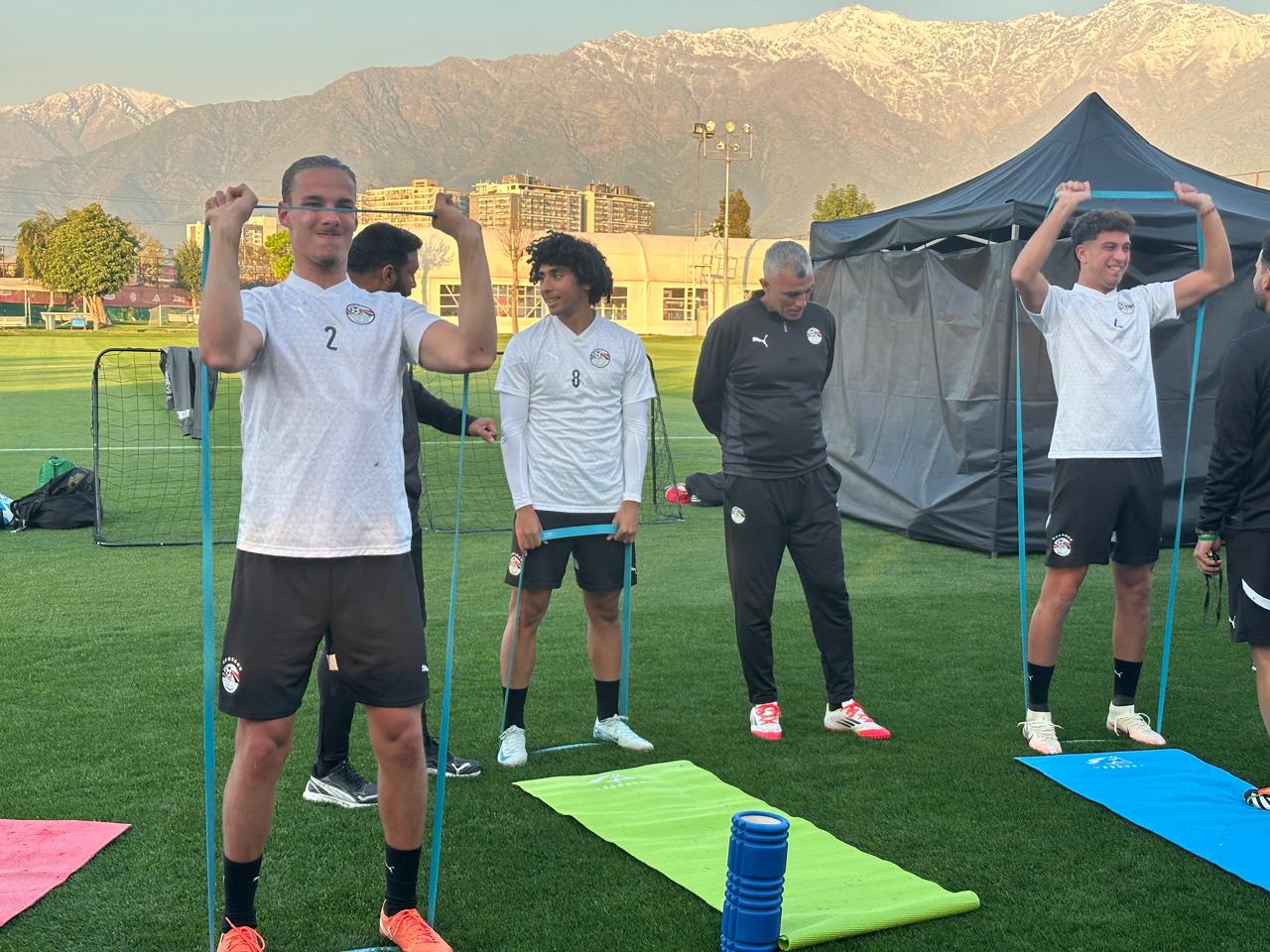 حماس في مران المنتخب قبل مواجهة اليابان