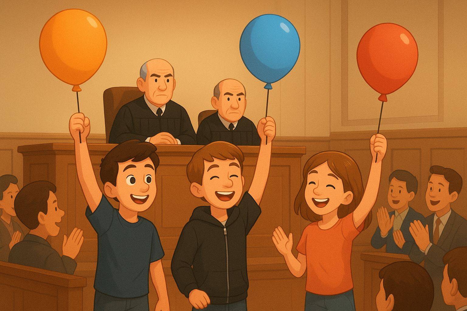 العدالة تنحاز لحقوق الطفل على حساب الجريمة- استدلالية باستخدام الـAI