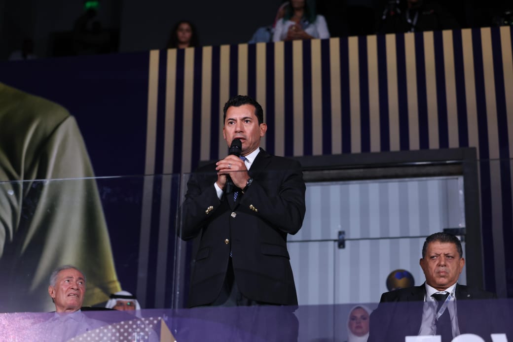 وزير الرياضة أشرف صبحى