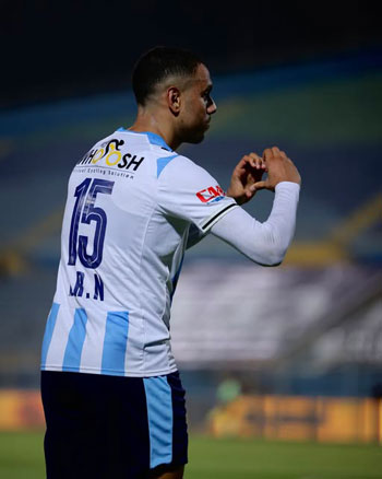 احتفال الشيبى بالهدف