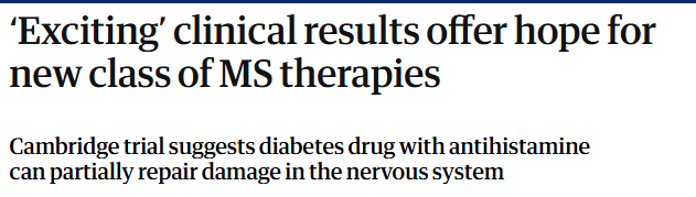 تجربة علاج جديد للتصلب المتعدد
