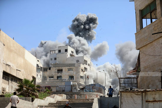 أثار القصف العنيف