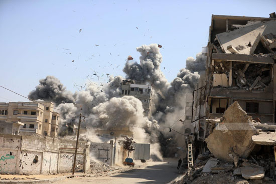 غارات طيران الاحتلال على غزة