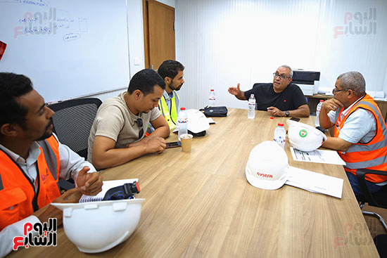 مسئولي القطاع الشمالة ومحرر اليوم السابع