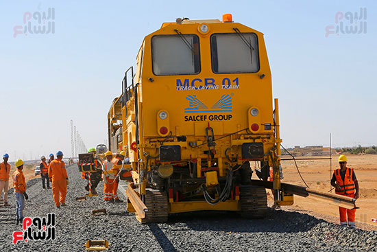 القطار من الامام