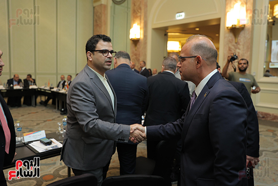 رئيس الرقابة المالية يستعرض مع رؤساء التحرير تطوير القطاع المالي غير المصرفي (12)