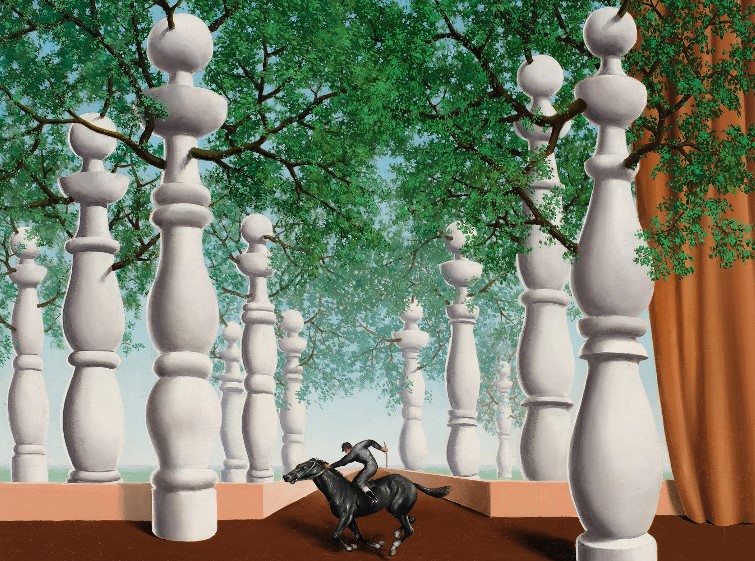 لوحة الفارس المفقود للفنان رينيه ماجريت لوحة الفارس المفقود للفنان رينيه ماجريت