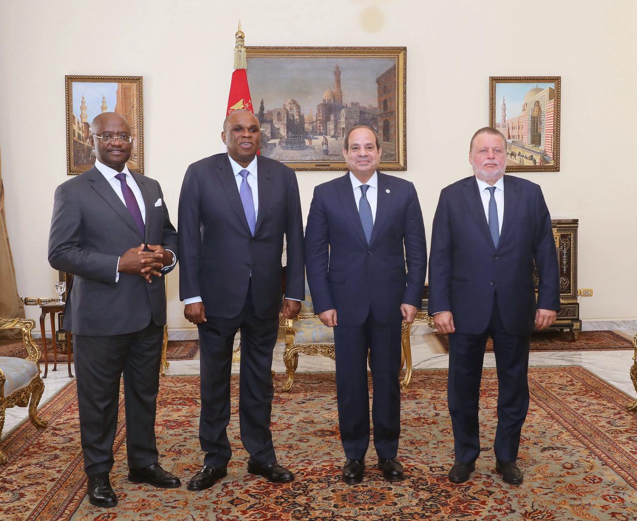 الرئيس السيسى يستقبل رئيسى التصدير والاستيراد الأفريقي الحالي والمرتقب (2)