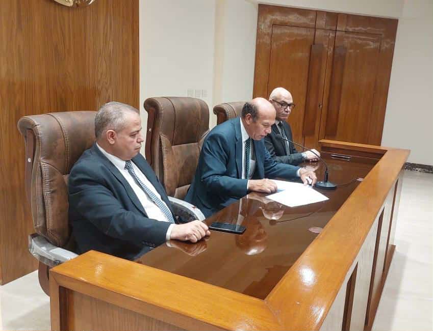 المستشار زكريا حرز الله خلال الجمعية العمومية