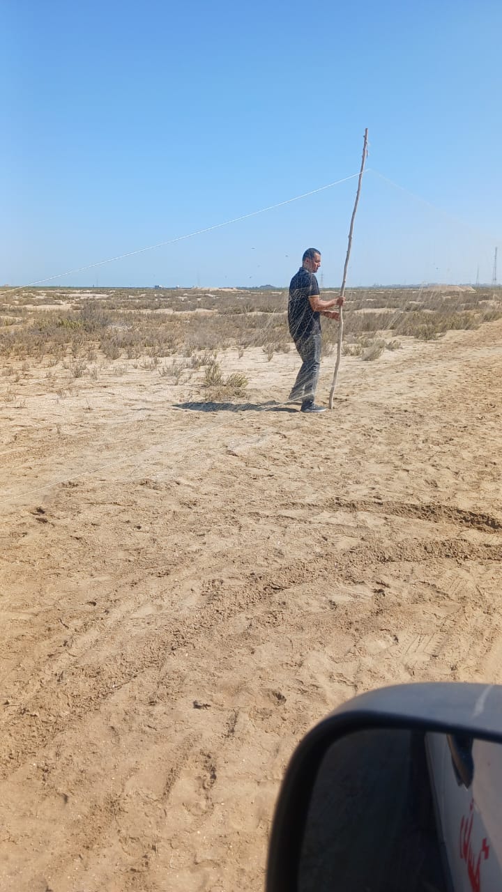 شباك مخالفة مستخدمة فى صيد الطيور المهاجرة شباك مخالفة مستخدمة فى صيد الطيور المهاجرة