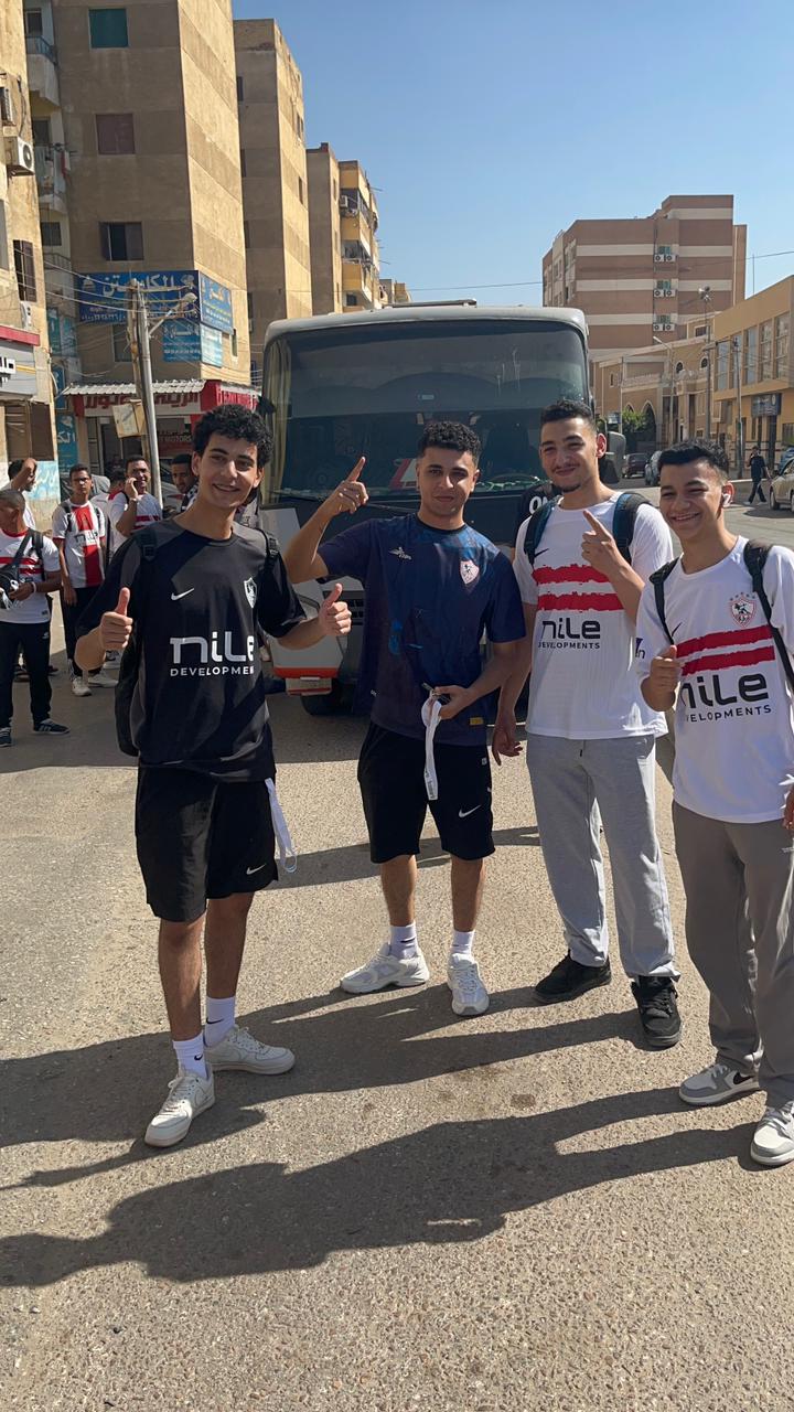 استعداد مشجعي الزمالك بكفر الشيخ التوجه للقاهرة