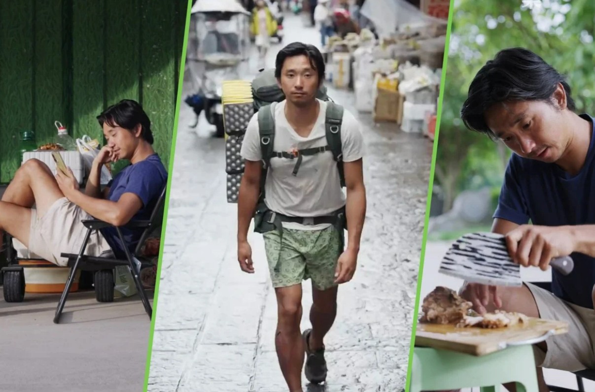 صيني ثري يختار  حياة التشرد