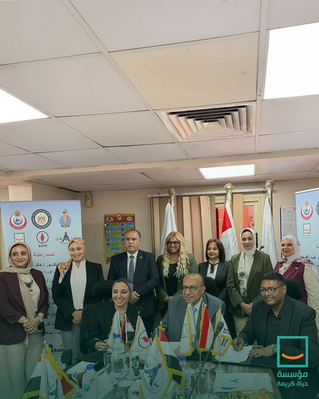 حياة كريمة توقع بروتوكول تعاون لتطوير ورفع كفاءة الوحدة الصحية بقرية أم الحويطات – سفاجا (3)