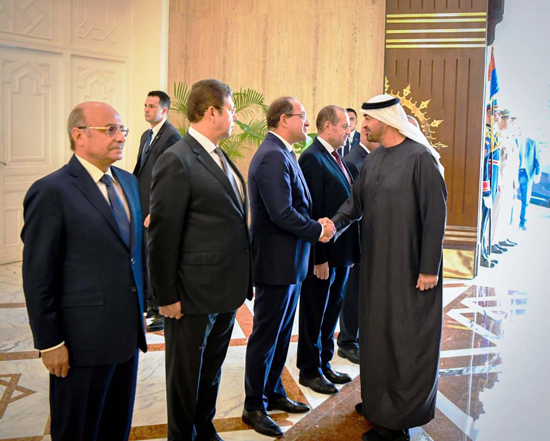 الرئيس السيسى والشيخ محمد بن زايد ال نهيان (3)