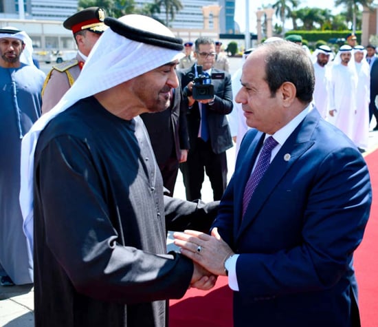 الرئيس السيسى والشيخ محمد بن زايد ال نهيان (5)