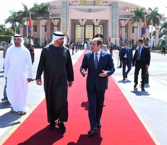 الرئيس السيسى والشيخ محمد بن زايد ال نهيان (9)