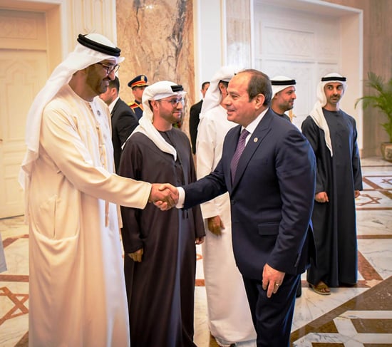 الرئيس السيسى والشيخ محمد بن زايد ال نهيان (10)