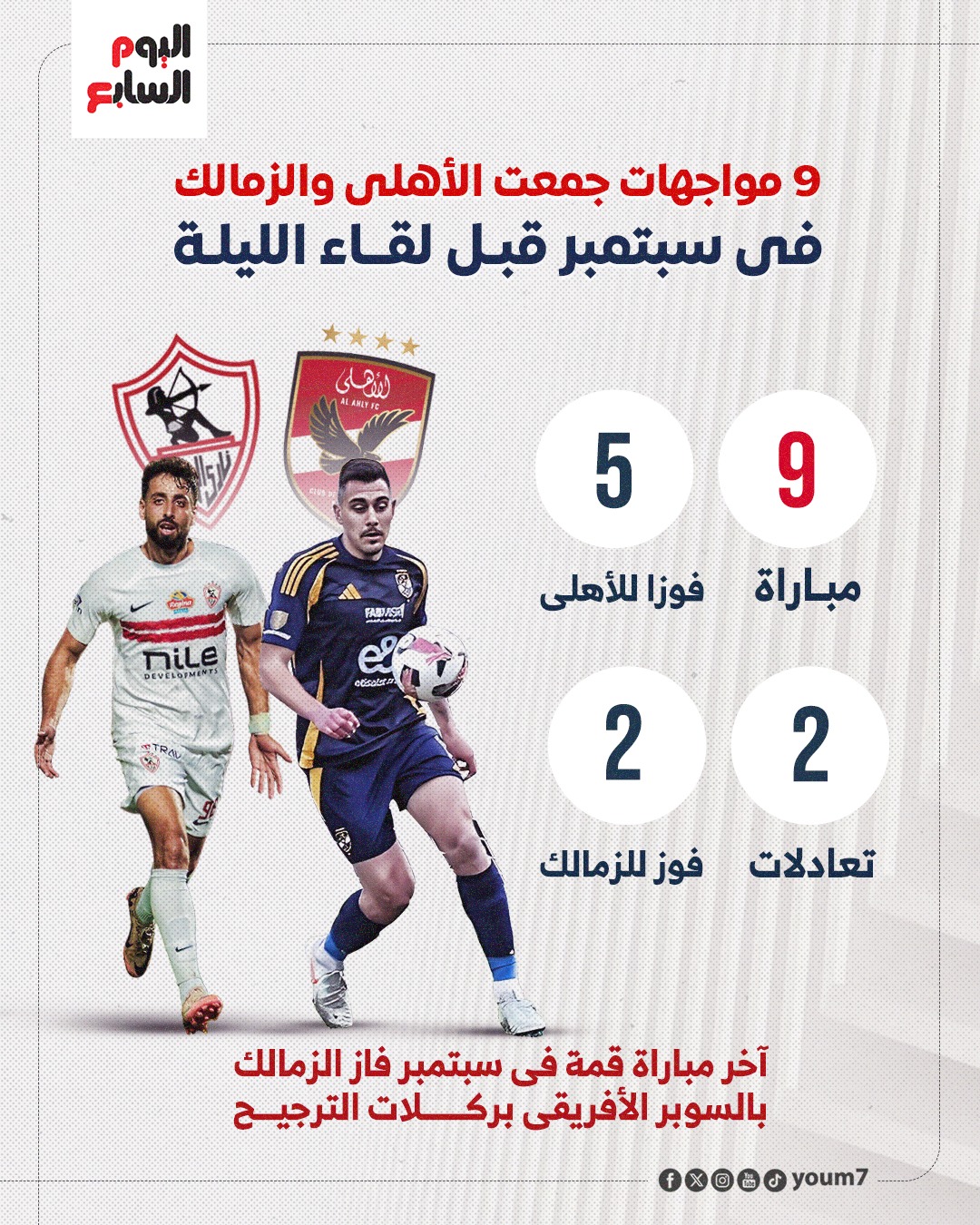 مواجهات الاهلي والزمالك