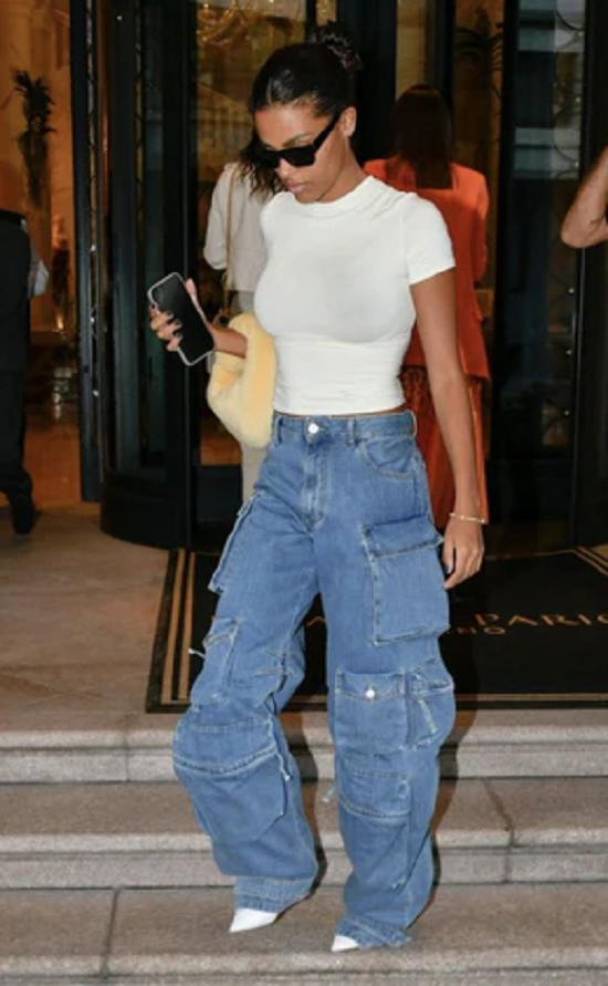 بنطلون جينز كارجو