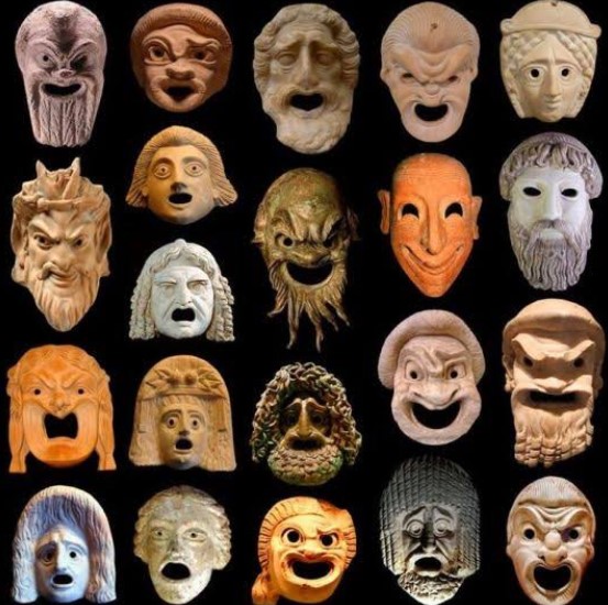 أقنعة ساتير أقنعة ساتير