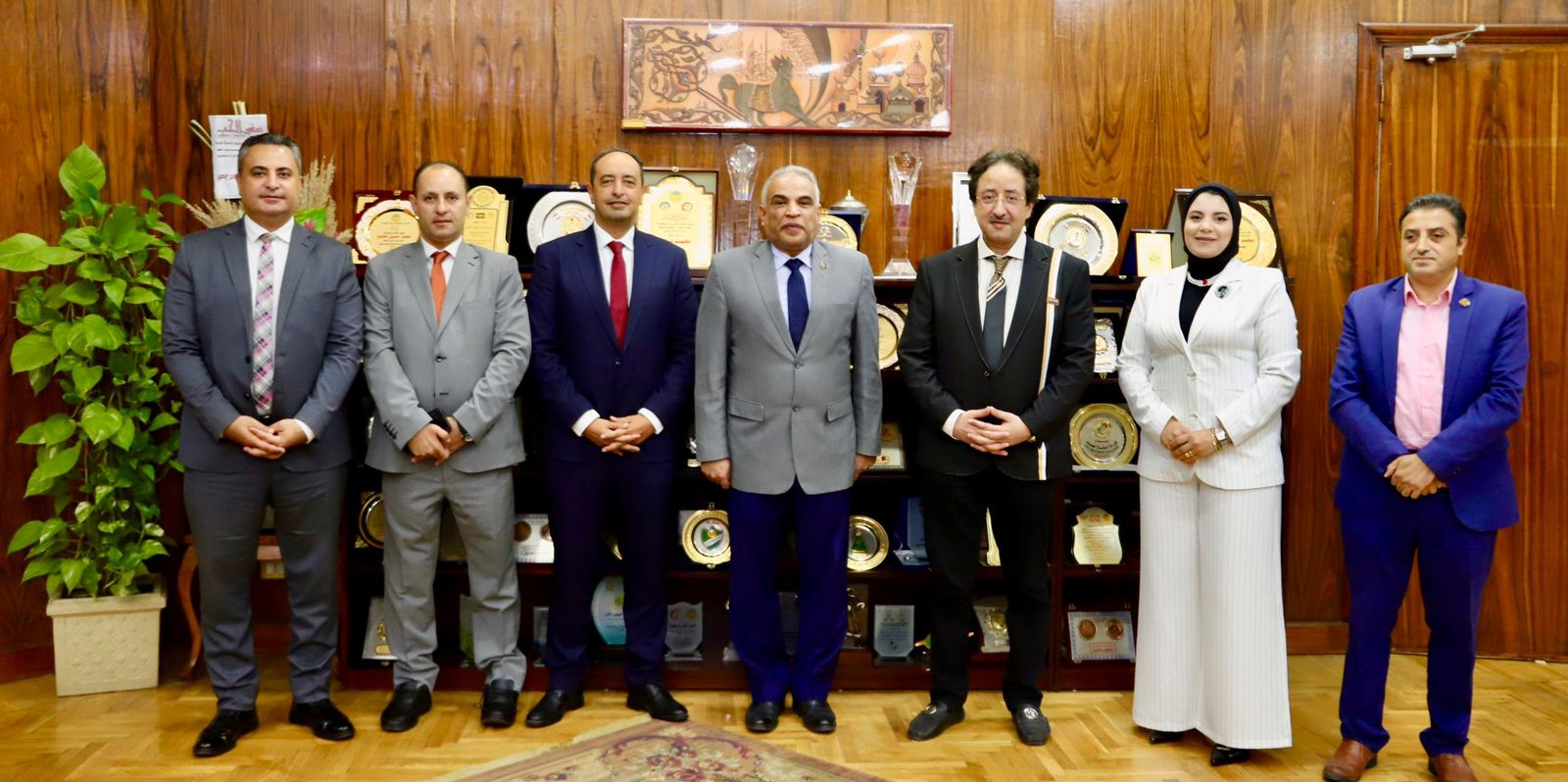 خلال استقبل رئيس جامعة طنطا مدير صندوق مكافحة الإدمان