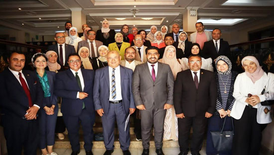 وفد جامعة دمنهور