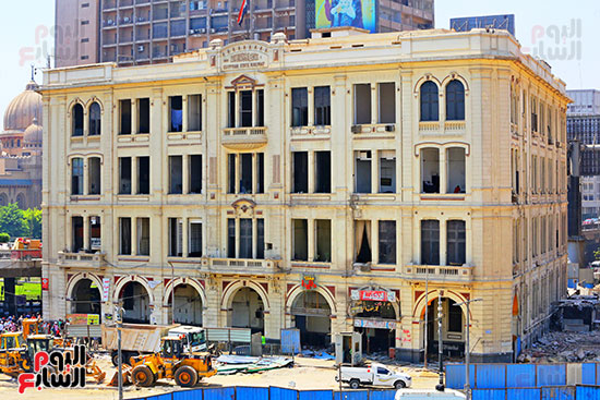 عمارة هندسة السكة الحديد قبل الهدم عمارة هندسة السكة الحديد قبل الهدم