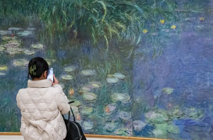 لوحة للفنان كلود مونيه