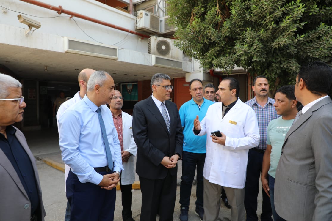 محافظ الجيزة يفتتح توسعات قسم الرعاية المركزة بمستشفى إمبابة العام (3)