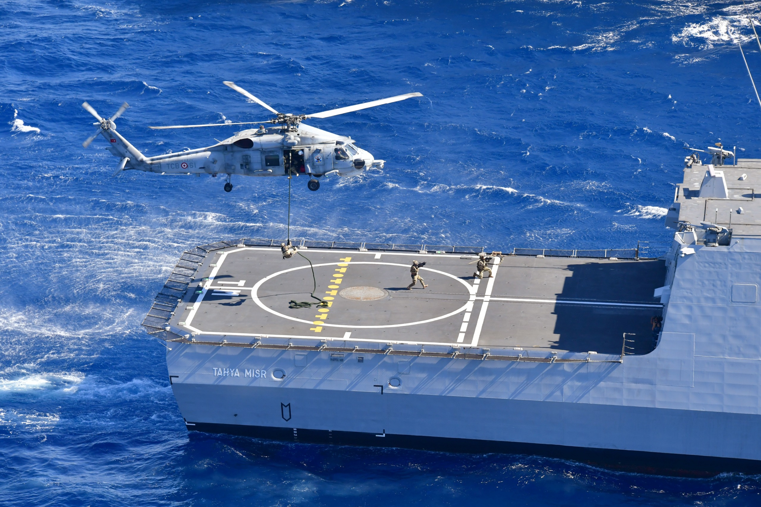 ختام فعاليات التدريب البحرى المشترك المصرى التركى (3)