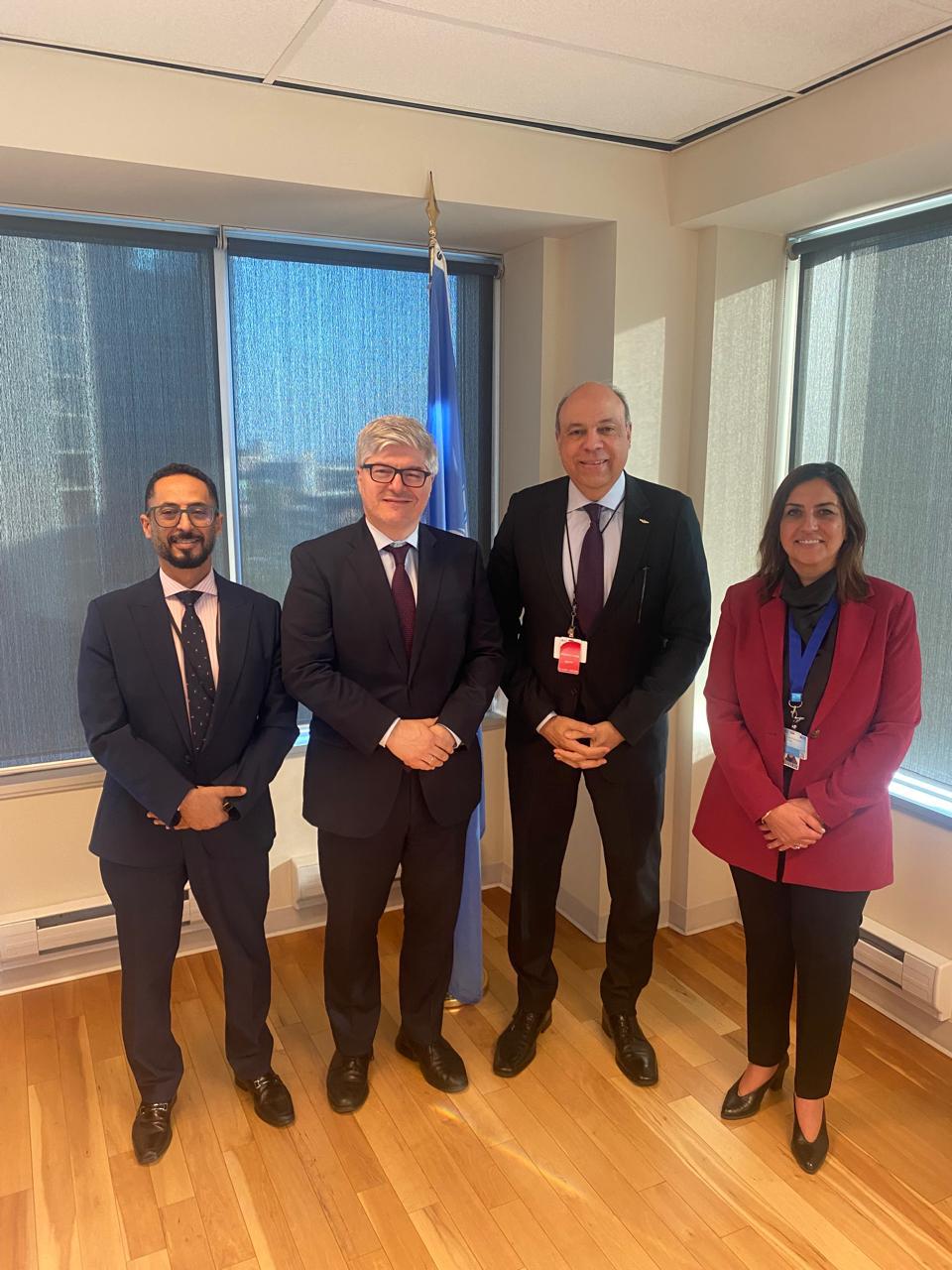 وزير الطيران المدني يبحث مع سكرتير عام الإيكاو الموضوعات ذات الاهتمام المشترك (1)