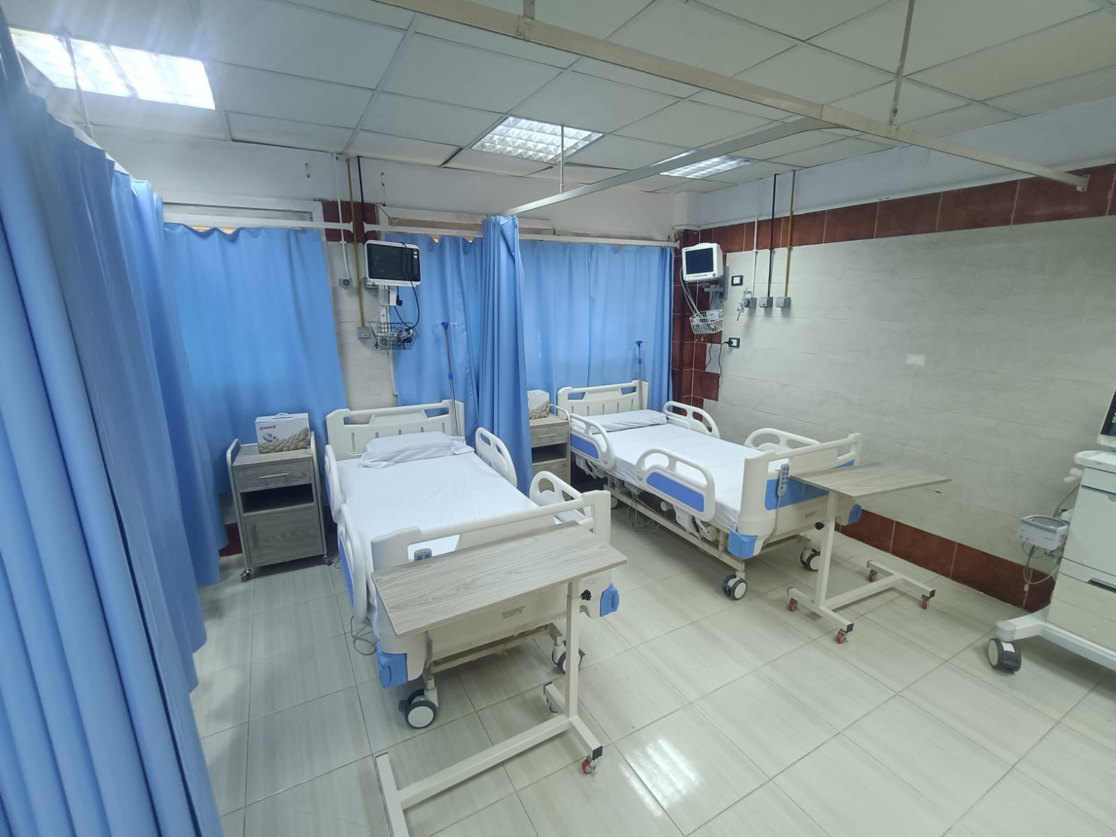 محافظ الجيزة يفتتح توسعات قسم الرعاية المركزة بمستشفى إمبابة العام (2)