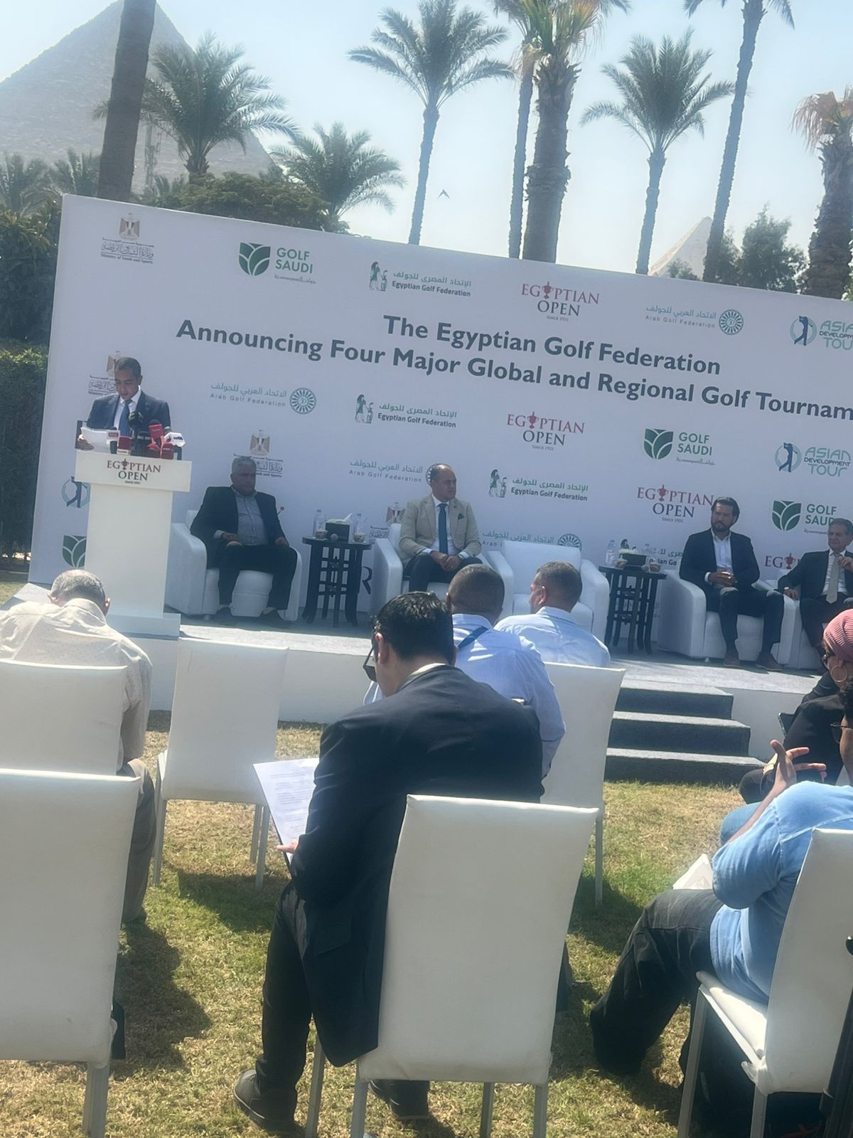 عمر هشام رئيس الاتحاد المصري للجولف (2)