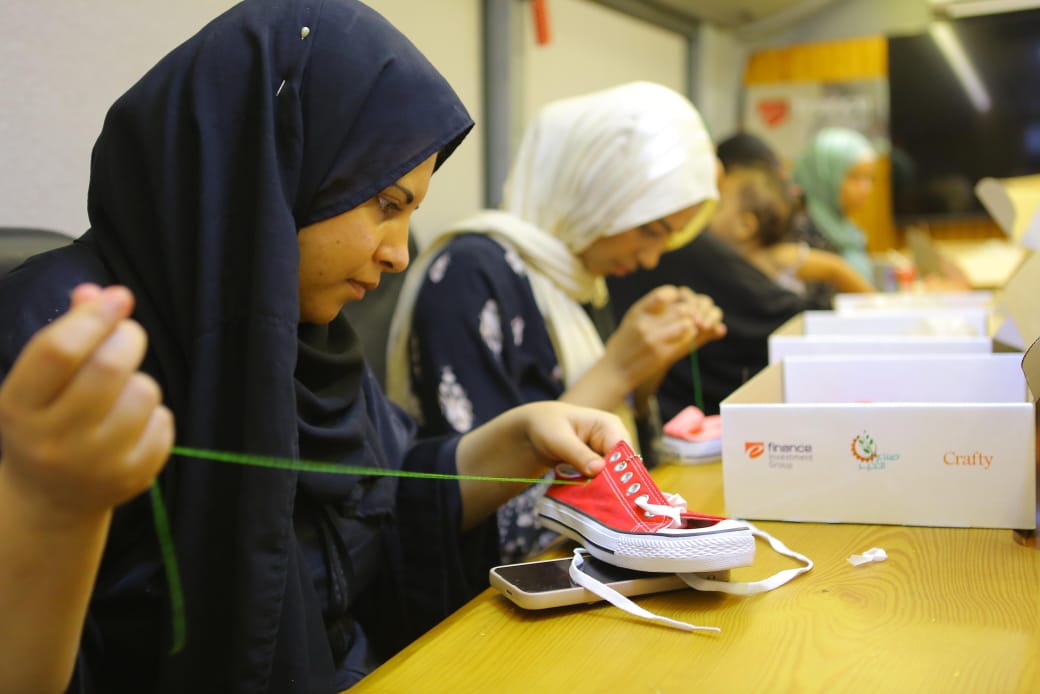 صناع الخير عضو التحالف الوطني تطلق أول أوتوبيس متنقل بالغربية لتدريب السيدات (2)