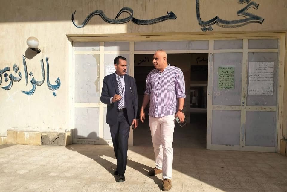 وكيل مديرية التعليم بالجيزة يتفقد مدرسة طلعت حرب  (1)