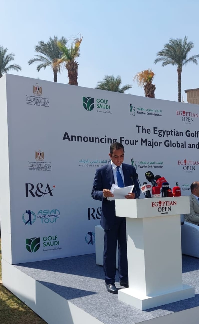 عمر هشام رئيس الاتحاد المصري للجولف (1)