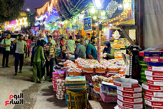 سوق البهجة فى شوارع المحروسة.. حلوى المولد تزين شوارع القاهرة والجيزة (17)
