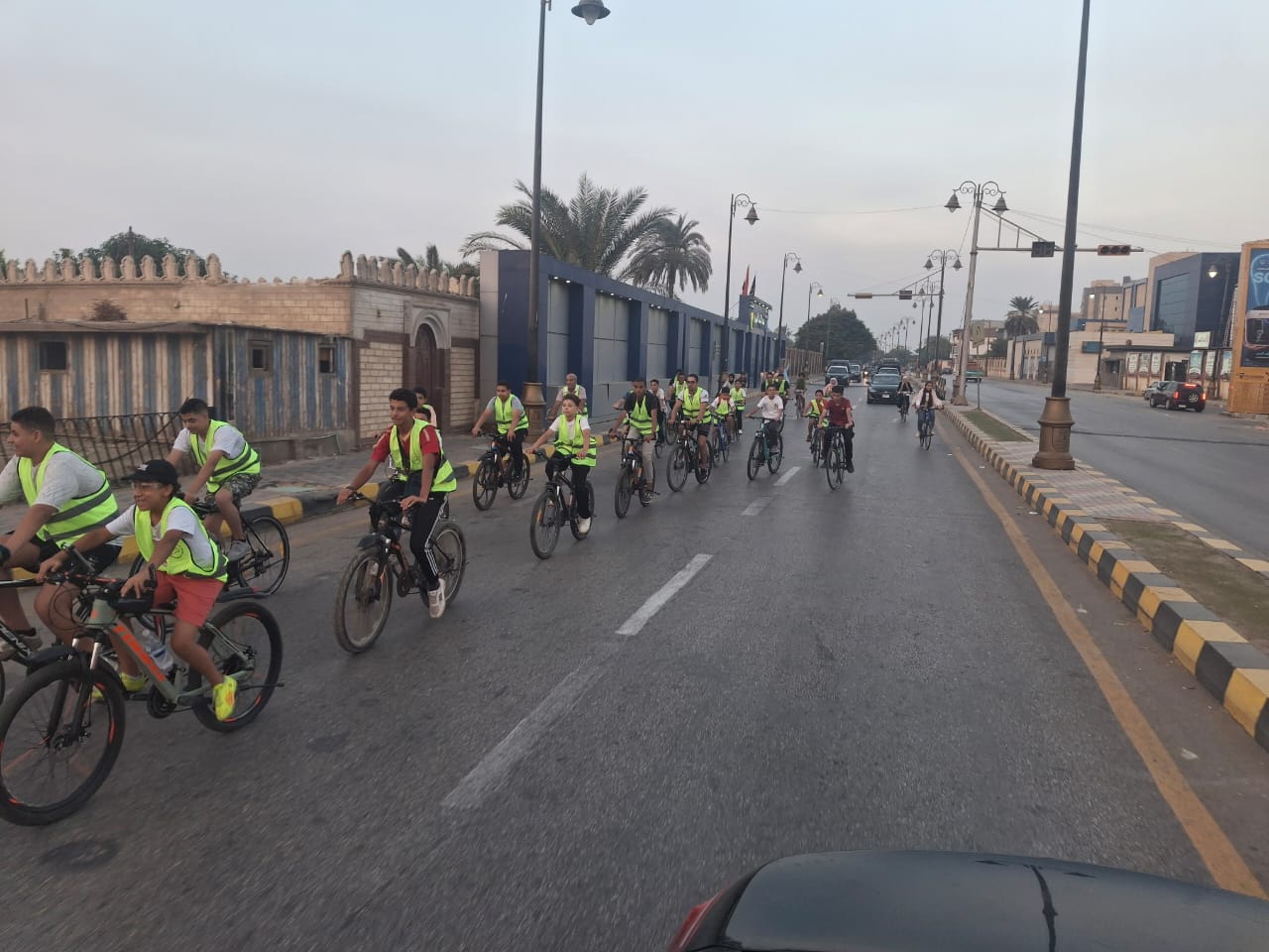 تدريب اسبوعى على كورنيش بنى سويف