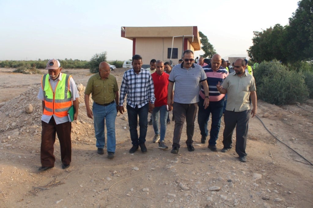 متابعة الأعمال الجارية فى الغابات الشجرية بالأقصر متابعة الأعمال الجارية فى الغابات الشجرية بالأقصر