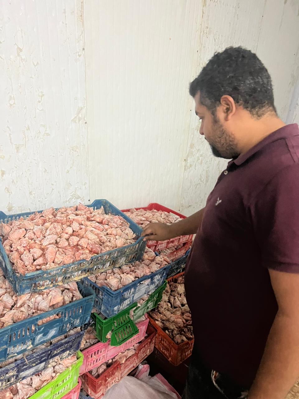 دواجن ولحوم فاسدة