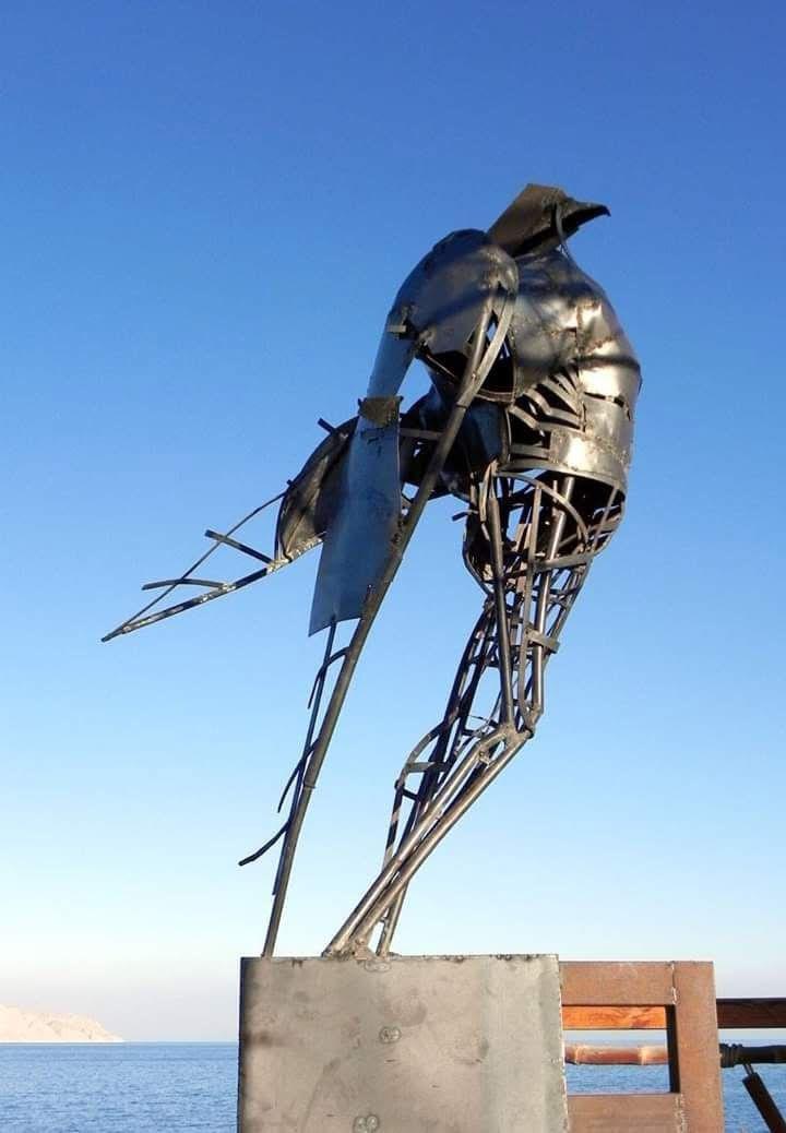 جانب من التماثيل 