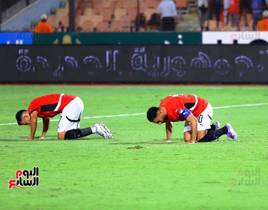 سجدة الشكر بعد الهدف الأول