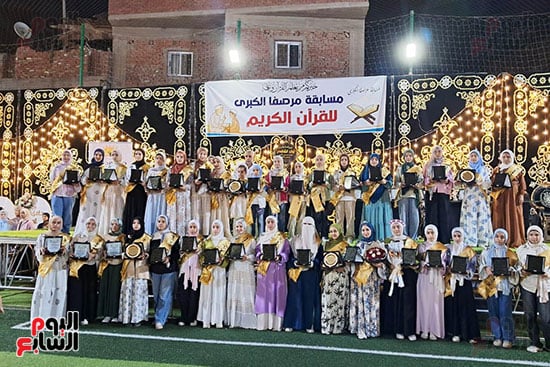 تكريم حفظة القرآن الكريم بقرية مرصفا ببنها (1)