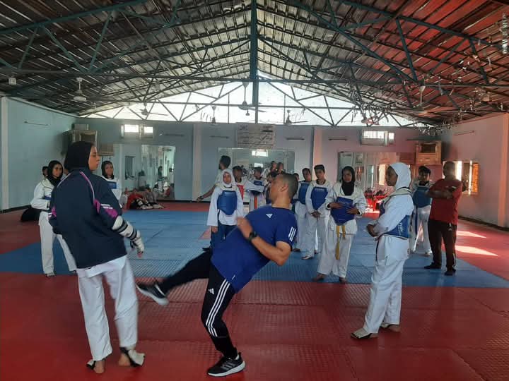 صالة التايكوندو بنادي اسوان