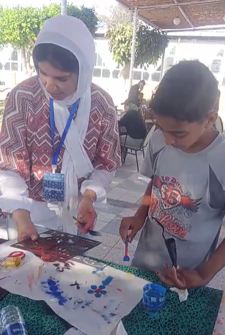 تعدد الرسومات التي تعلمها الاطفال بفوه